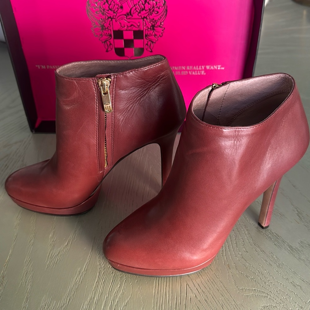 Vince Camuto buttery soft leather ankle boots